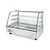 Hendi Countertop Pizza Heating Display 160 L, 3-Level, 1,50 kW, from 30 to 90 °C, with Bent Glass, Silver
