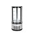 Arktic Refrigerated Display Round, 100 L, from 2°C to 6°C, Countertop, Black-Silver