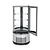 Arktic Refrigerated Display Round, 100 L, from 2°C to 6°C, Countertop, Black-Silver