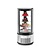 Arktic Refrigerated Display Round, 100 L, from 2°C to 6°C, Countertop, Black-Silver
