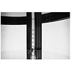 Arktic Refrigerated Display Round, 360 L, from 2°C to 6°C, Stationary, Black-Silver