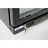 Arktic Single Hinged Door Back Bar Cooler 118 L, from 2 °C to 10 °C, Black