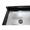 Arktic Single Hinged Door Back Bar Cooler 118 L, from 2 °C to 10 °C, Black