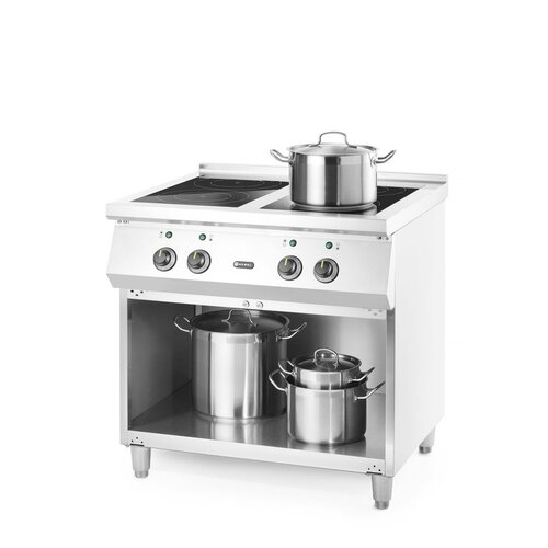 Hendi Kuchnia indukcyjna 4-palnikowa, 400V/17000W, 800x700x(h)870mm Hendi Kuchnia indukcyjna 4-palnikowa, 400V/17000W, 800x700x(h)870mm