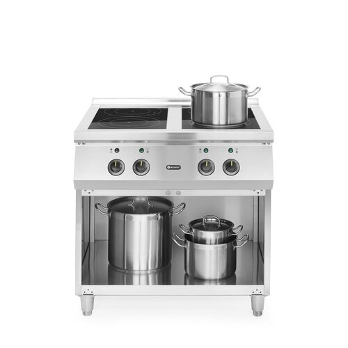 Hendi Kuchnia indukcyjna 4-palnikowa, 400V/17000W, 800x700x(h)870mm Hendi Kuchnia indukcyjna 4-palnikowa, 400V/17000W, 800x700x(h)870mm