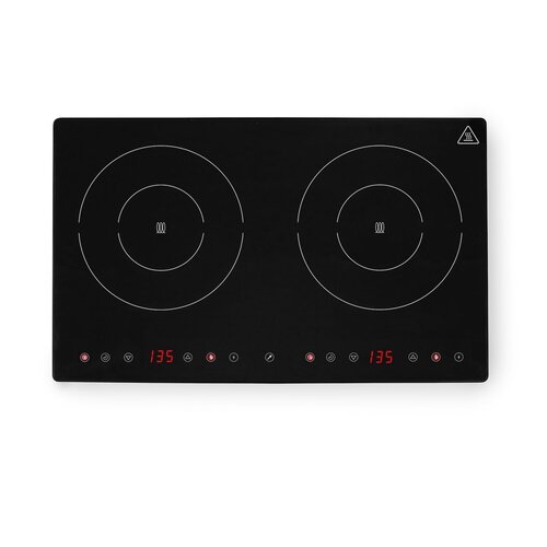 Hendi Countertop Double Induction Cooker with Electronic Protection Against Overheating, 3,5 kW Hendi Countertop Double Induction Cooker with Electronic Protection Against Overheating, 3,5 kW