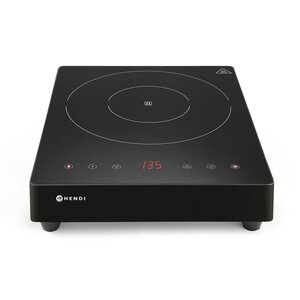 Hendi Black Countertop Double Induction Cooker, 3,5 kW Hendi Black Countertop Double Induction Cooker, 3,5 kW