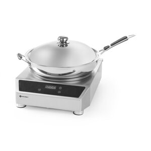 Hendi Countertop Wok-Induction Cooker and a Frying Pan Included, 3,5 kW Hendi Countertop Wok-Induction Cooker and a Frying Pan Included, 3,5 kW