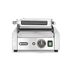 Hendi Grill kontaktowy pojedyńczy żeliwny, płyta ryflowana, 220 x 230 mm, 1,8 kW