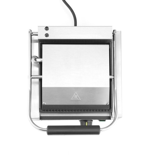 Hendi Single Cast Iron Contact Grill, Grooved Grill Plate, 220 x 230 mm, 1,8 kW Hendi Single Cast Iron Contact Grill, Grooved Grill Plate, 220 x 230 mm, 1,8 kW