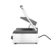 Hendi Grill kontaktowy pojedyńczy żeliwny, płyta ryflowana, 220 x 230 mm, 1,8 kW