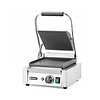 Hendi Grill kontaktowy pojedyńczy żeliwny, płyta dolna gładka górna ryflowana, 220 x 230 mm, 1,8 kW