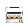 Hendi Grill kontaktowy Panini XL, żeliwny, płyta ryflowana 2,7 kW, 230V, 548x415x(h)210mm