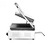Hendi Grill kontaktowy Panini XL, żeliwny, płyta ryflowana 2,7 kW, 230V, 548x415x(h)210mm
