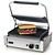 Hendi Grill kontaktowy pojedyńczy żeliwny, płyta ryflowana, 340 x 230 mm, 2,2 kW
