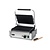 Hendi Grill kontaktowy pojedyńczy żeliwny, płyta ryflowana, 340 x 230 mm, 2,2 kW