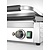 Hendi Grill kontaktowy pojedyńczy żeliwny, płyta ryflowana, 340 x 230 mm, 2,2 kW