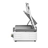 Hendi Grill kontaktowy pojedyńczy żeliwny, płyta dolna gładka górna ryflowana, 340 x 230 mm, 2,2 kW