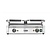 Hendi Double Cast Iron Contact Grill, Grooved Grill Plate, 475 x 230 mm, 3,6 kW
