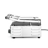 Hendi Double Cast Iron Contact Grill, Grooved Grill Plate, 475 x 230 mm, 3,6 kW