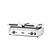 Hendi Grill kontaktowy podwójny żeliwny, płyta 1/2 gładka 1/2 ryflowana, 475 x 230 mm, 3,6 kW