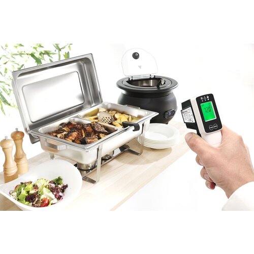 Hendi Cyfrowy termometr na podczerwień z sondą, -60°C do 350°C, biały Hendi Cyfrowy termometr na podczerwień z sondą, -60°C do 350°C, biały