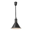Hendi Lampa do podgrzewania potraw- wisząca, stożkowa średnica 275x(H)250 mm, czarna