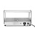 Hendi Countertop Heating Display 0,40 kW, to 85 °C, with Bent Glass, Black
