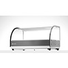 Hendi Countertop Heating Display 0,40 kW, to 85 °C, with Bent Glass, Black