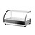 Hendi Countertop Heating Display 0,40 kW, to 85 °C, with Bent Glass, Black