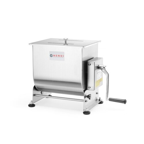 Hendi Manual mixer for stuffing with a tilting bowl, capacity 11 kg = 20 liters. Hendi Manual mixer for stuffing with a tilting bowl, capacity 11 kg = 20 liters.