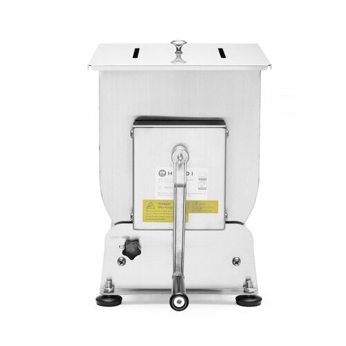 Hendi Manual mixer for stuffing with a tilting bowl, capacity 11 kg = 20 liters. Hendi Manual mixer for stuffing with a tilting bowl, capacity 11 kg = 20 liters.