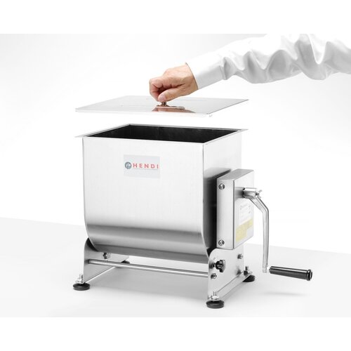 Hendi Manual mixer for stuffing with a tilting bowl, capacity 11 kg = 20 liters. Hendi Manual mixer for stuffing with a tilting bowl, capacity 11 kg = 20 liters.