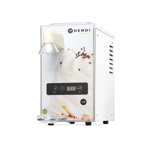 Hendi Automat do bitej śmietany 2,5 L, elektroniczny 230V/500W, 400x230x(h)430mm Hendi Automat do bitej śmietany 2,5 L, elektroniczny 230V/500W, 400x230x(h)430mm