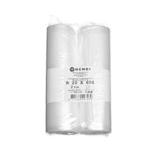 Hendi Knurled bags for packing in a roll 200x6000 mm - a set of 2x 200x6000 Hendi Knurled bags for packing in a roll 200x6000 mm - a set of 2x 200x6000