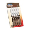Tramontina Steak knife set "JUMBO", 4 pcs, Churrasco line, dark brown