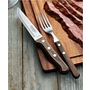 Tramontina Steak knife set "GAUCHO", blister, 6 pcs, Churrasco line, dark brown