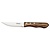 Tramontina Steak cutlery set "JUMBO", 4 pieces, Churrasco line, dark brown