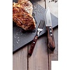 Tramontina Zestaw sztućców do steków "JUMBO", 4szt., linia Churrasco, ciemny brąz