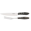 Tramontina 2-piece meat set, Churrasco line, dark brown