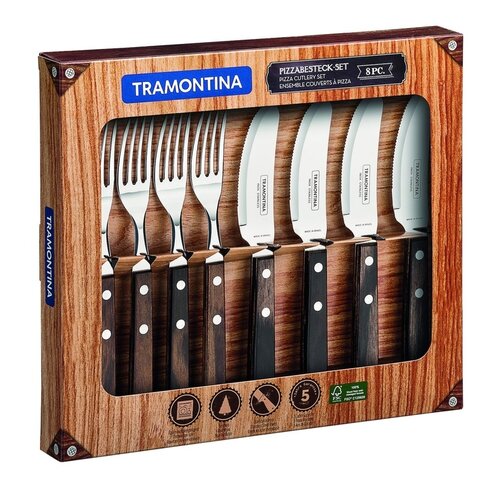 Tramontina Sztucce do pizzy, linia Churrasco (8 szt.)