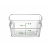 Cambro Pojemnik na żywność CamSquares Fresh Pro 1,9L, 191x191x(h)98mm, transparentny Cambro Pojemnik na żywność CamSquares Fresh Pro 1,9L, 191x191x(h)98mm, transparentny