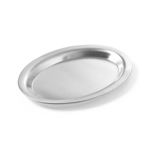 Hendi Owalna taca do serwowania kawy 140 x 200 mm ze stali nierdzewnej Hendi Owalna taca do serwowania kawy 140 x 200 mm ze stali nierdzewnej