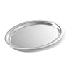 Hendi Stainless Steel Oval Coffee tray 220 x 285 mm