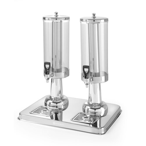 Hendi Double Juice Dispenser 2 x 3 L with Ice Core Hendi Double Juice Dispenser 2 x 3 L with Ice Core