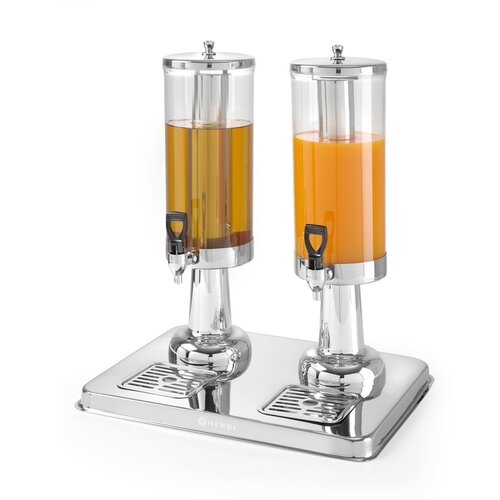Hendi Double Juice Dispenser 2 x 3 L with Ice Core Hendi Double Juice Dispenser 2 x 3 L with Ice Core