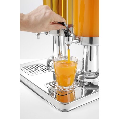 Hendi Double Juice Dispenser 2 x 3 L with Ice Core Hendi Double Juice Dispenser 2 x 3 L with Ice Core