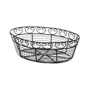 Hendi Koszyk Deco owalny czarny 255x160x80 mm Hendi Koszyk Deco owalny czarny 255x160x80 mm