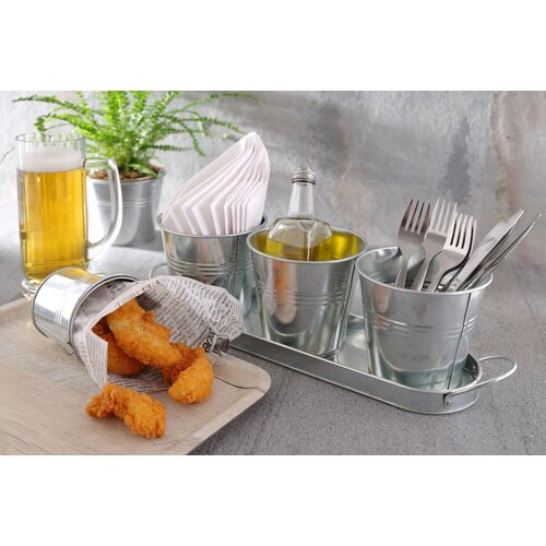 Hendi 3 buckets with tray Hendi 3 buckets with tray