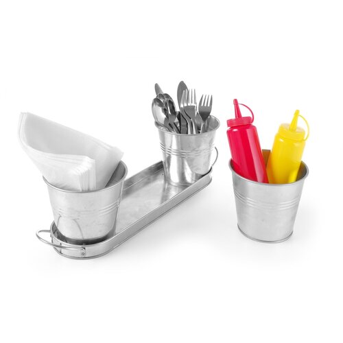 Hendi 3 buckets with tray Hendi 3 buckets with tray